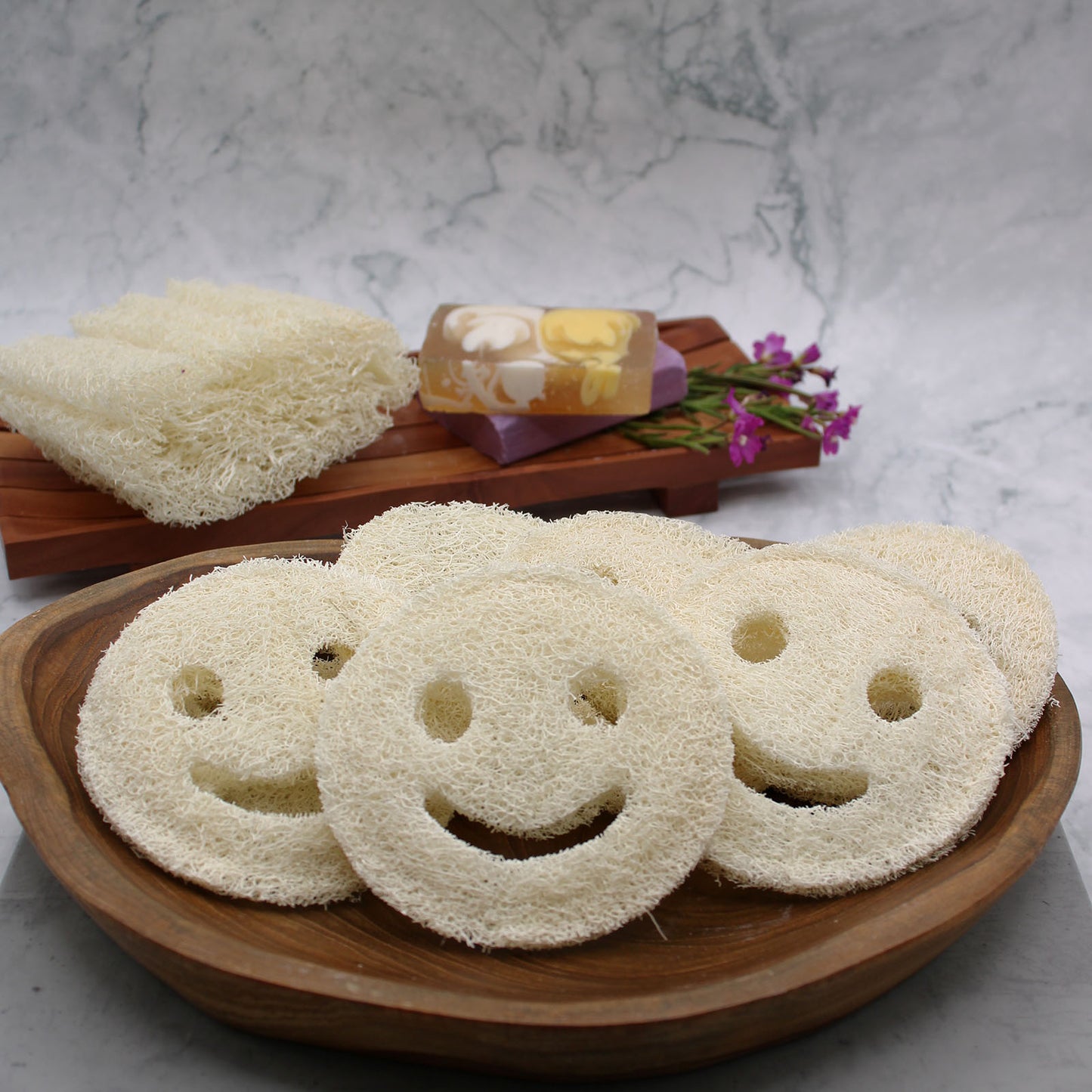 Natural Loofah - Smiley Face *sale*