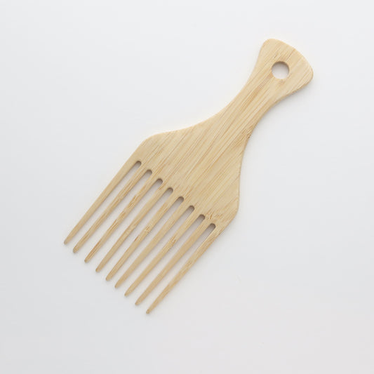 Bamboo Afro Pick Comb