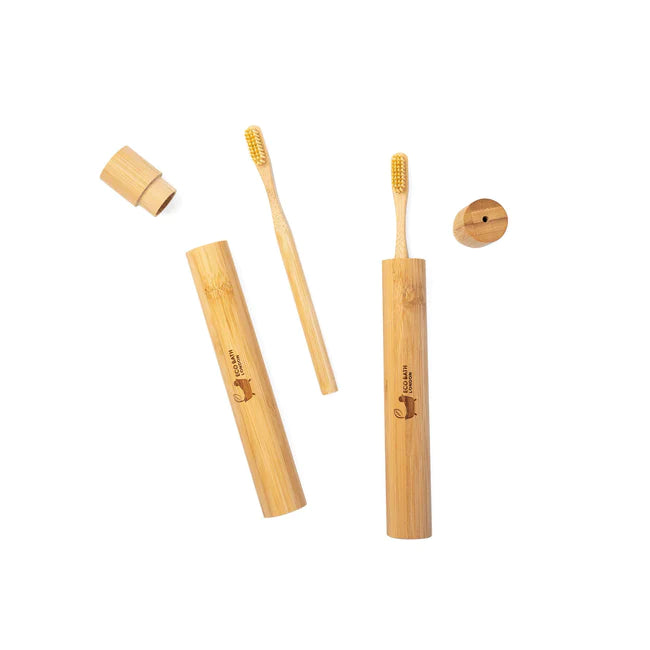 Bamboo Toothbrush & Travel Tube