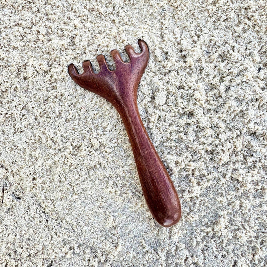 sandalwood scalp comb for hair growth and scalp health