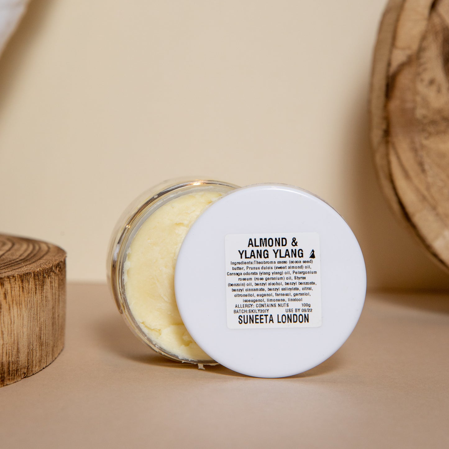 almond and ylang ylang face cream