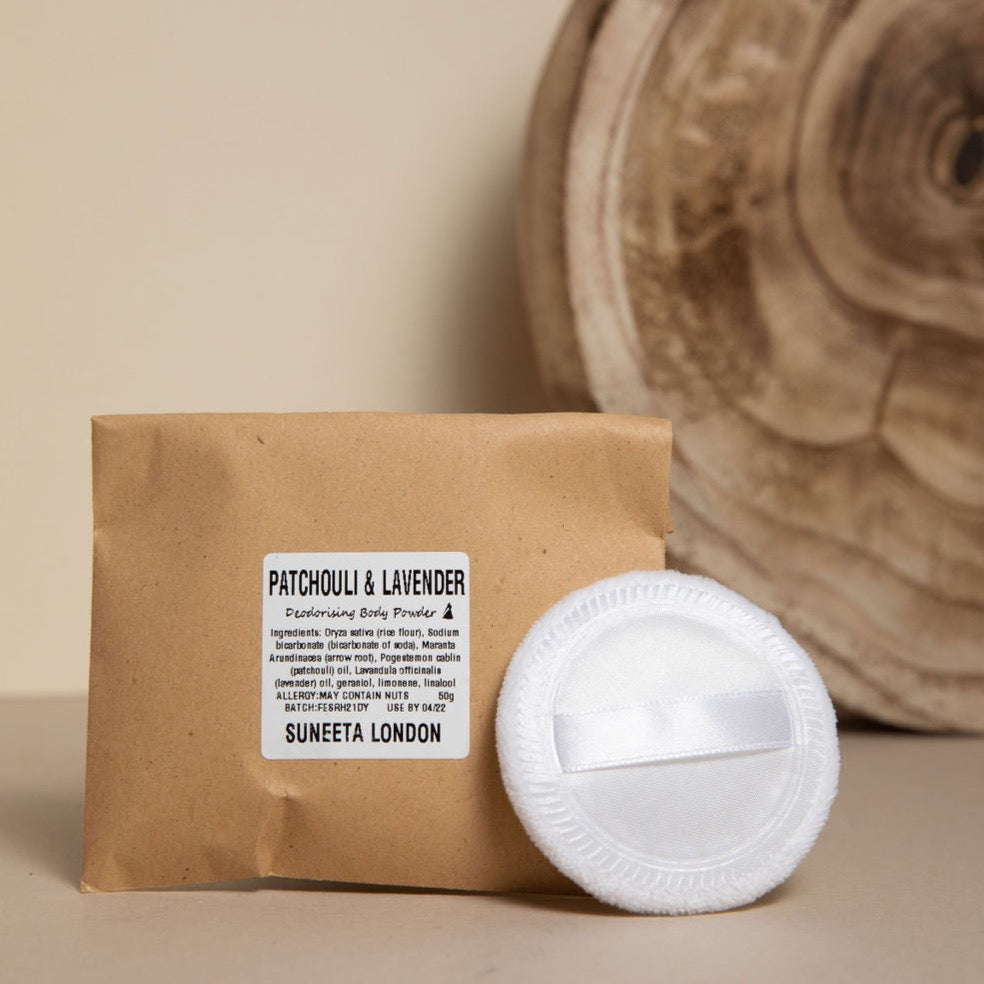 Patchouli & Lavender Deodorising Body Powder *SALE*