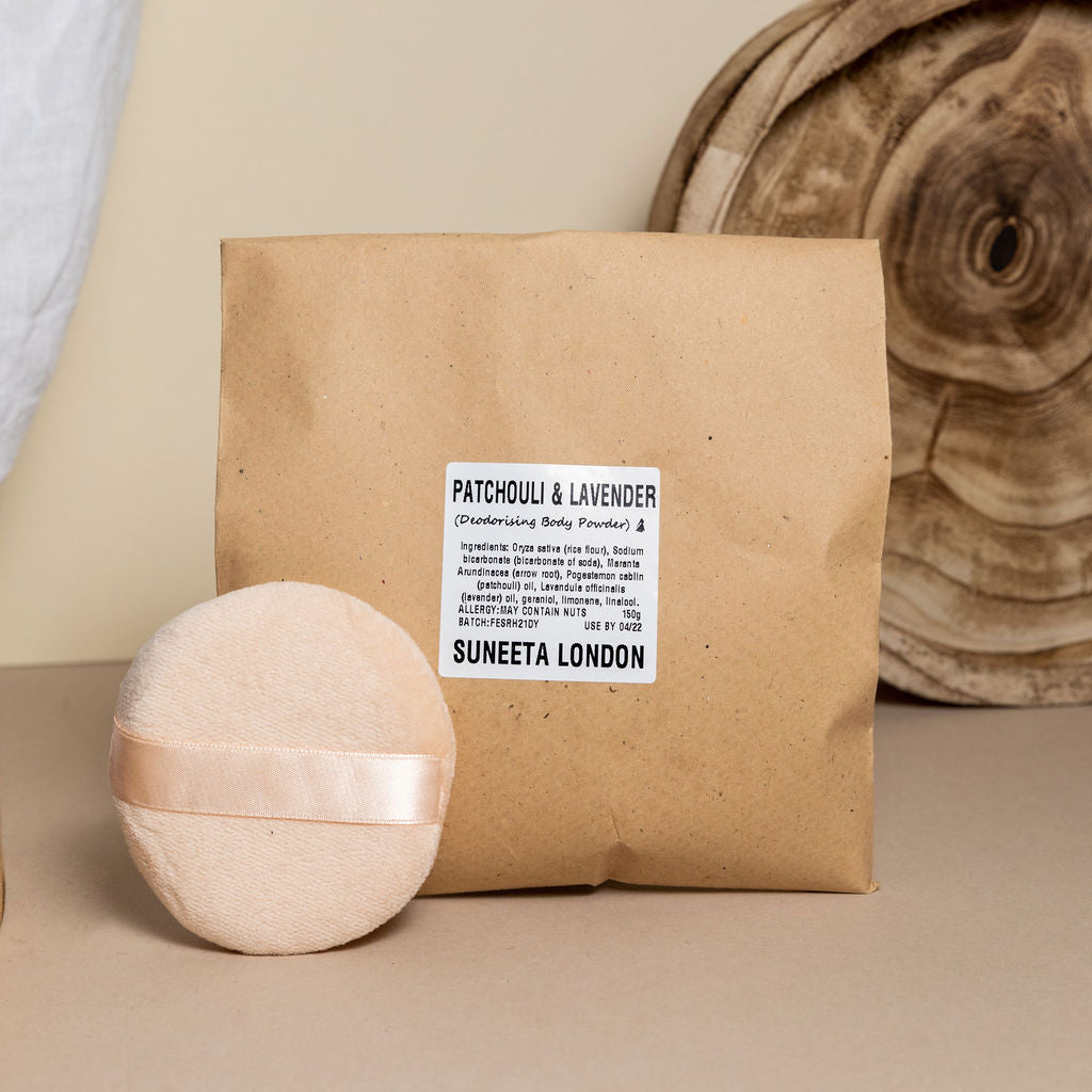 Patchouli & Lavender Deodorising Body Powder *SALE*