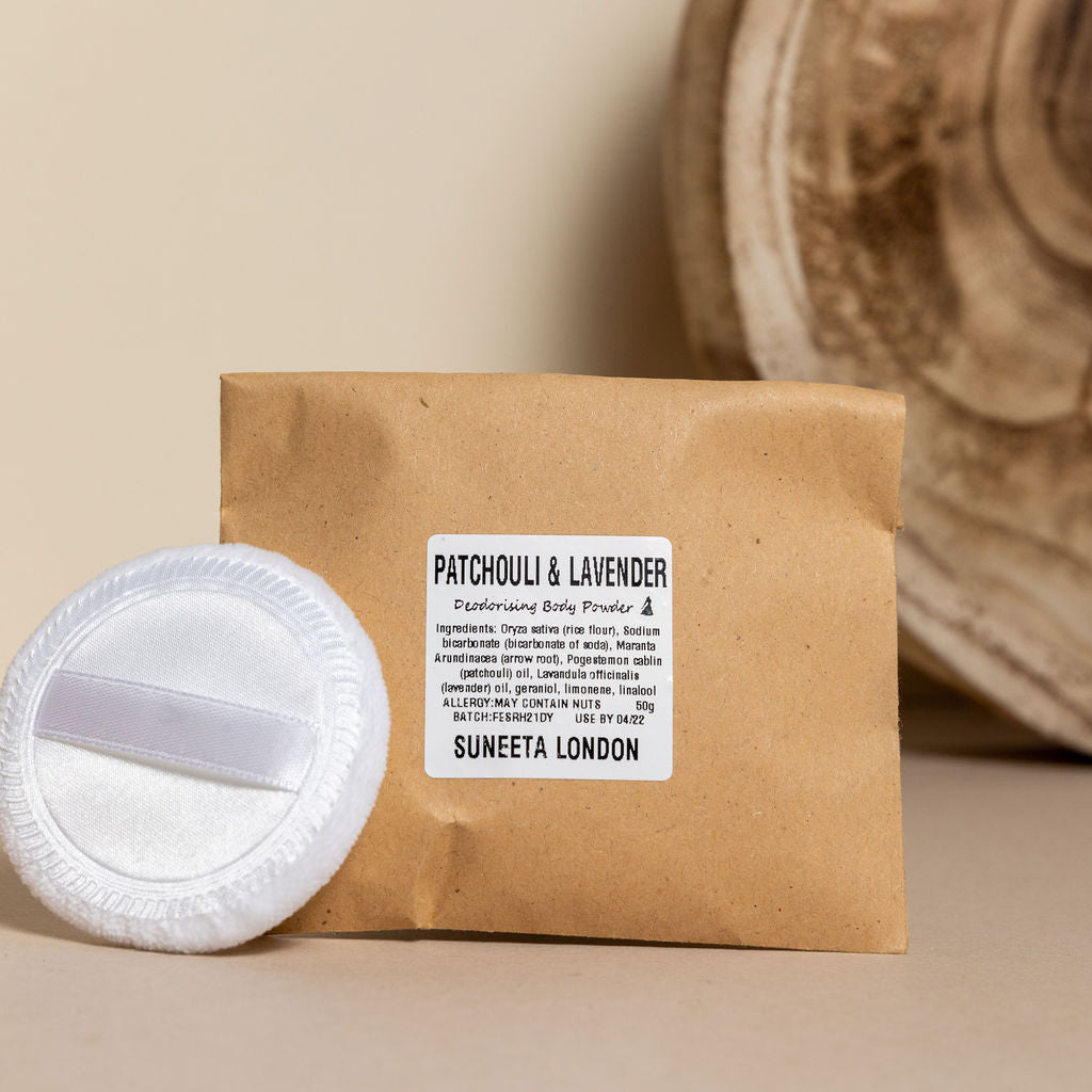 Patchouli & Lavender Deodorising Body Powder *SALE*