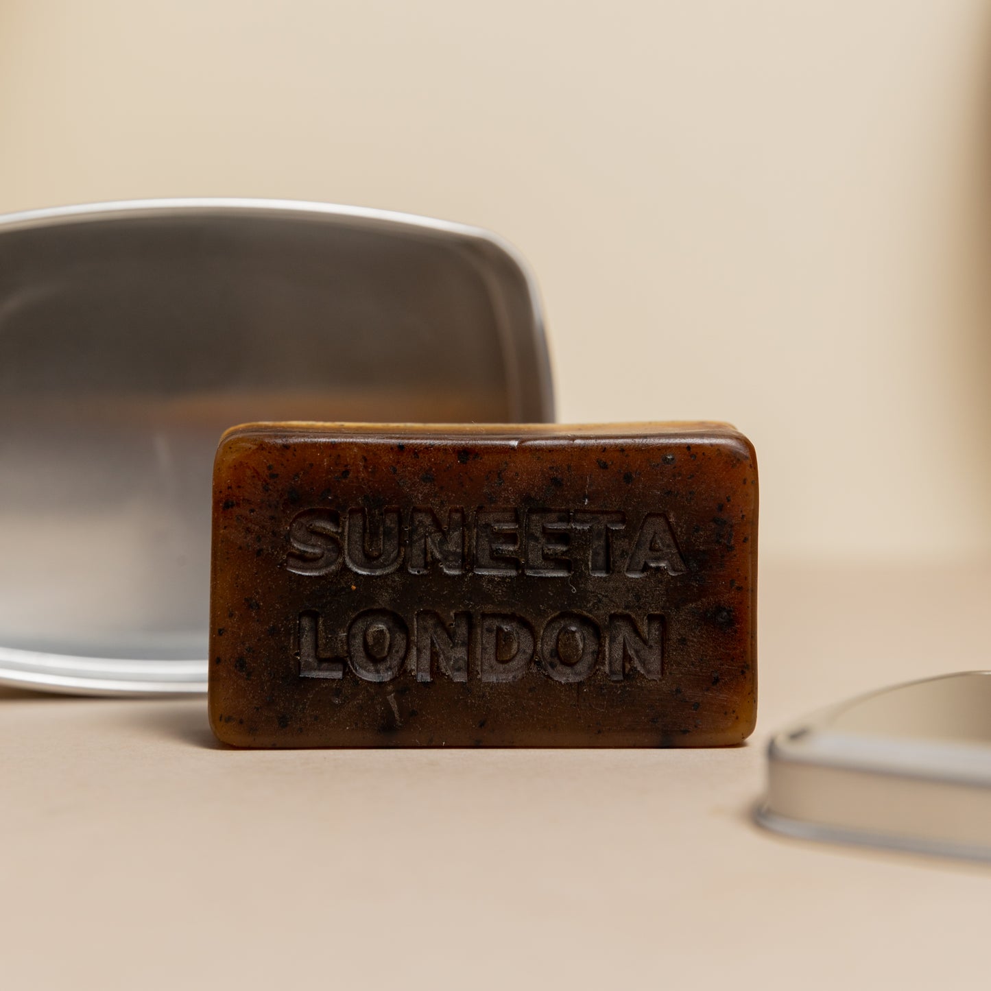 aloe vera and green tea soap, travel tin