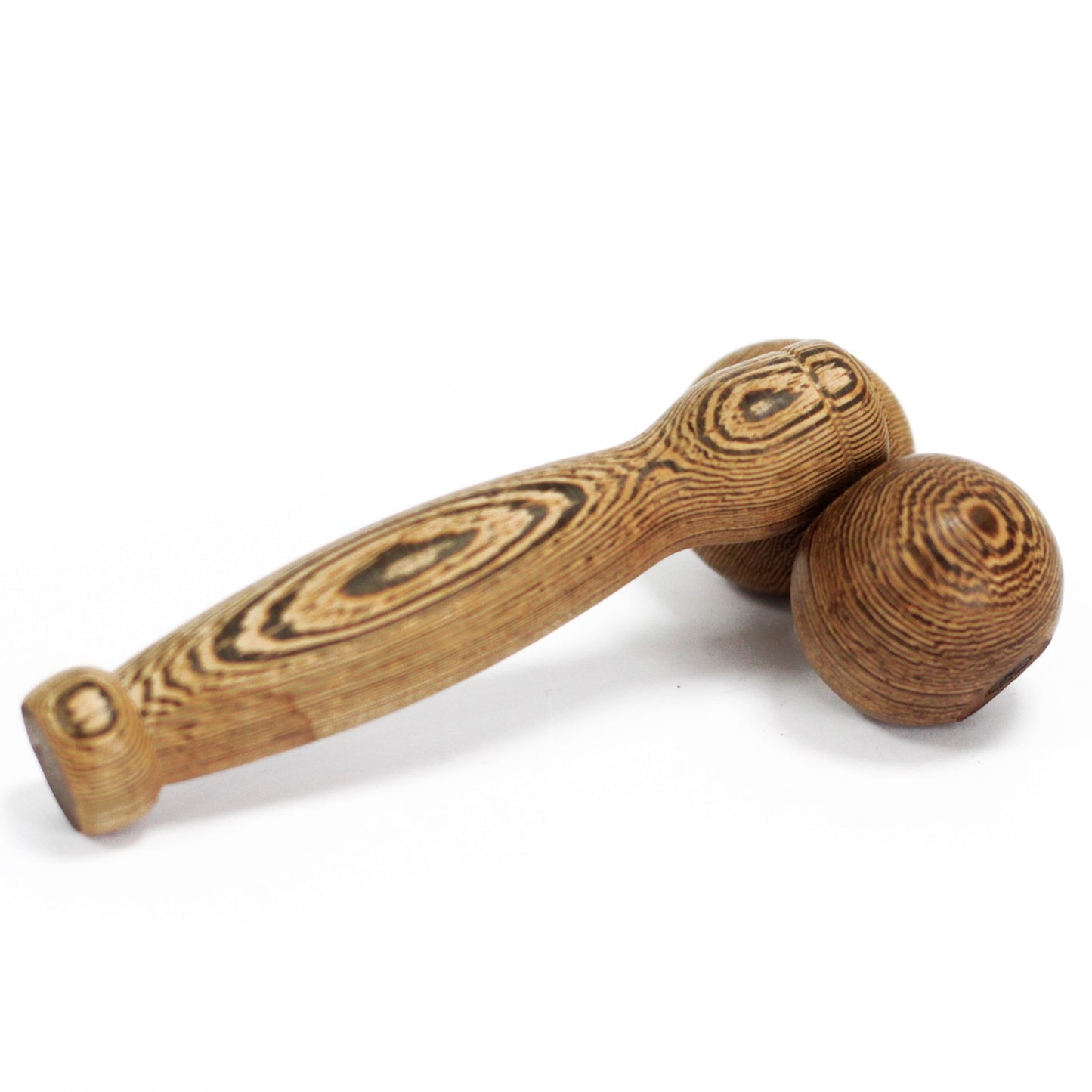 Wooden Hand Roller Tool for Massage (2 round rollers)