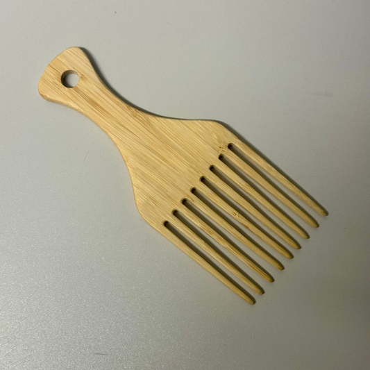 BAMBOO AFRO PICK COMB