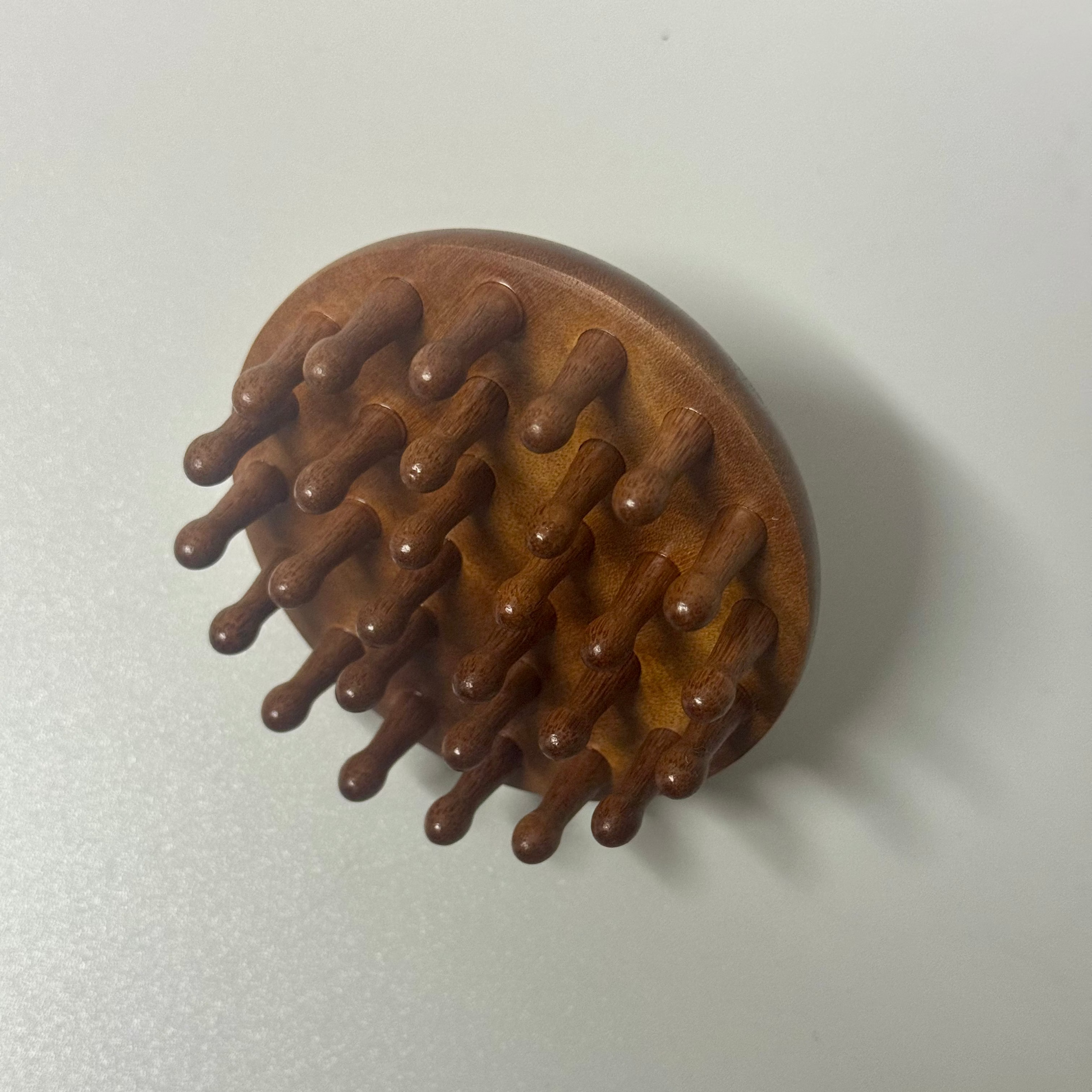 WOODEN SANDALWOOD SCALP MASSAGER FOR HAIR GROWTH