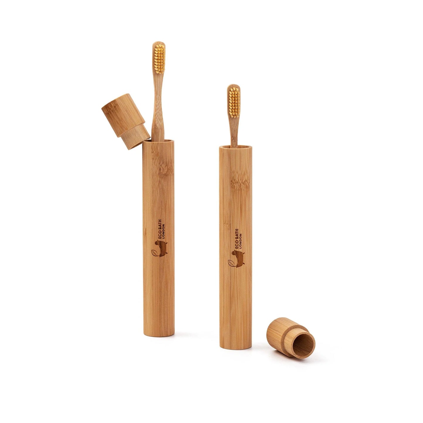 Bamboo Toothbrush & Travel Tube