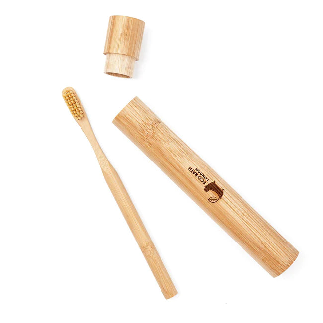 Bamboo Toothbrush & Travel Tube