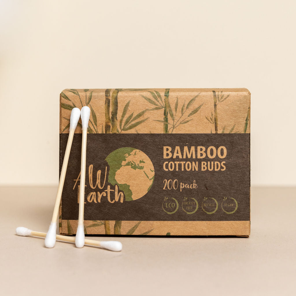 bamboo cotton buds, suneeta London,Sustainable Bamboo Cotton Buds, 200 pack