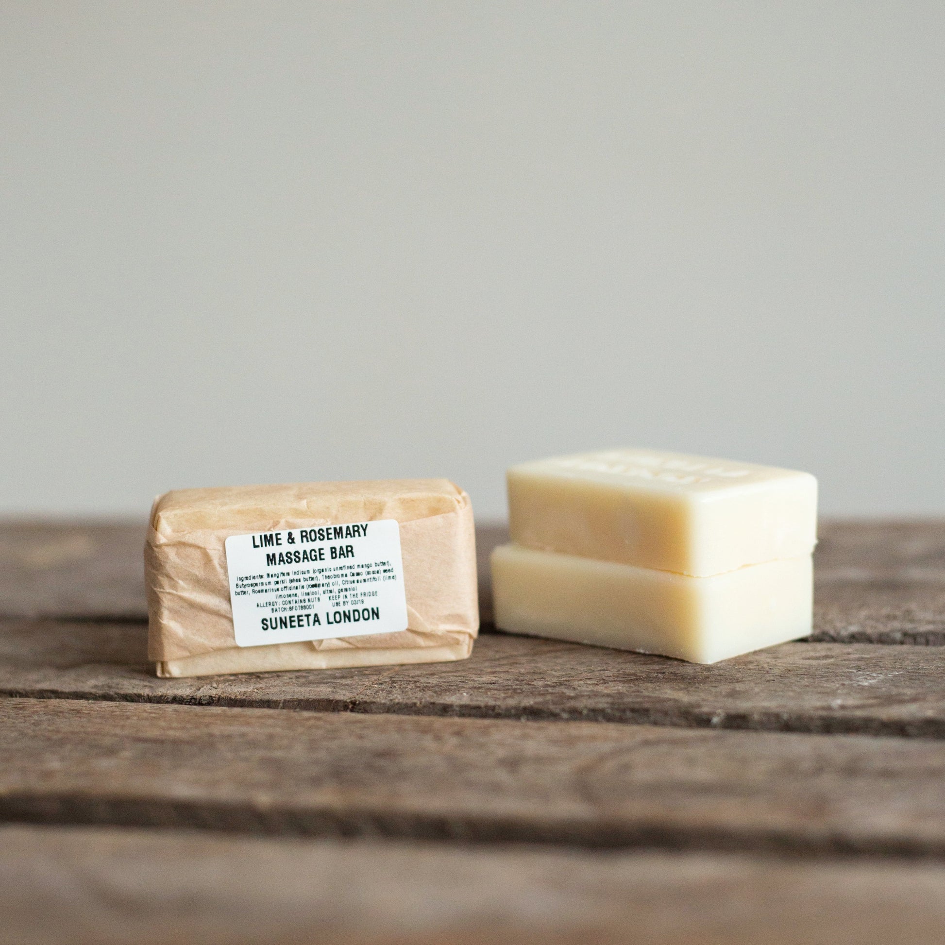 massage bar, zero waste, vegan skincare, vegan beauty brand, rosemary moisturiser, solid moisturiser,