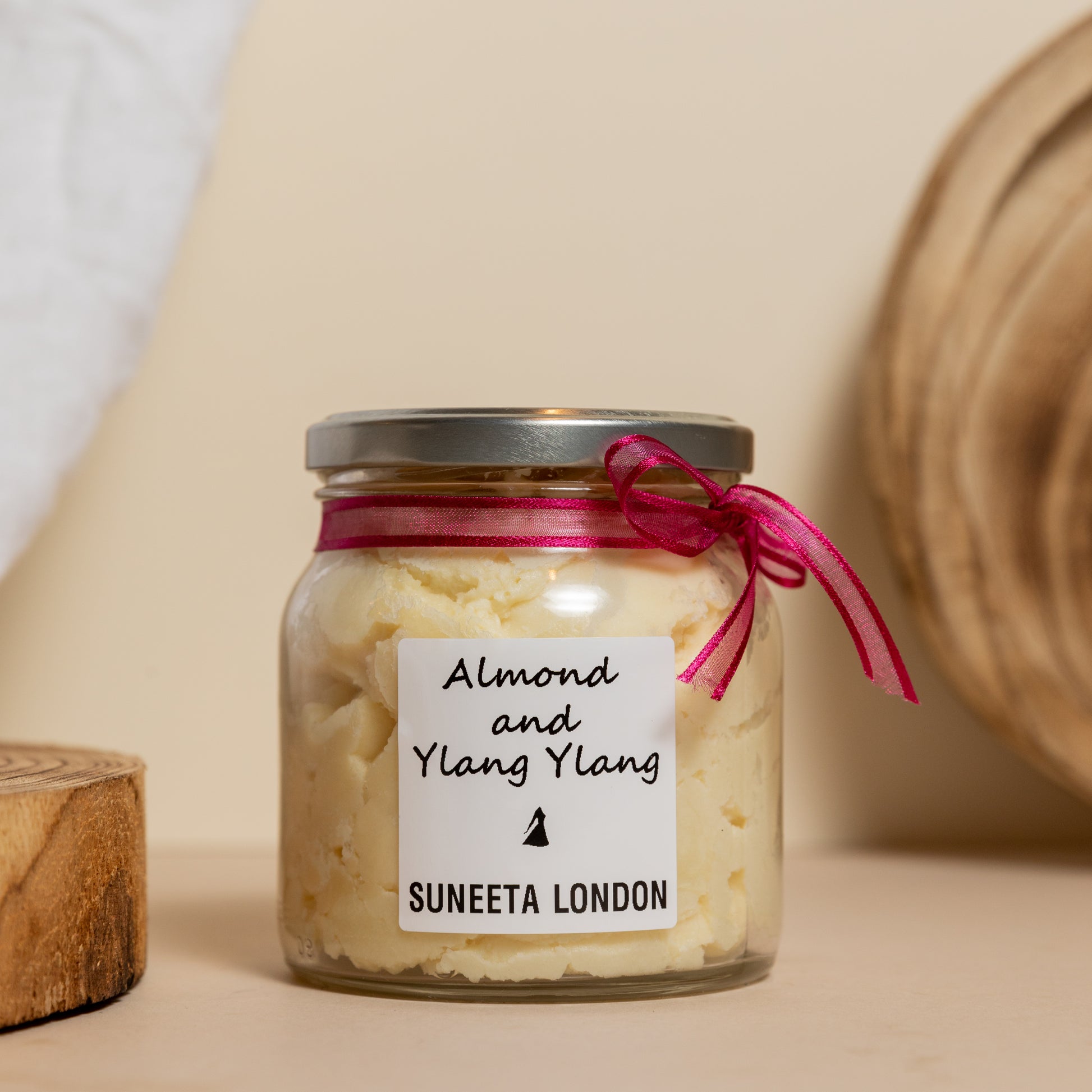 almond and ylang ylang cream large jar