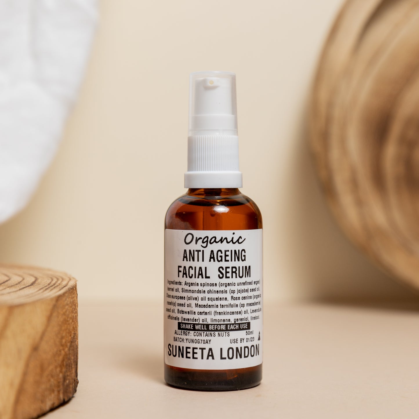 Organic Anti - Ageing Facial Serum