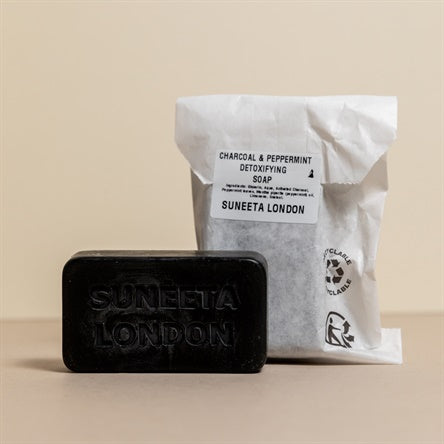 Organic Charcoal & Peppermint Detoxifying Soap