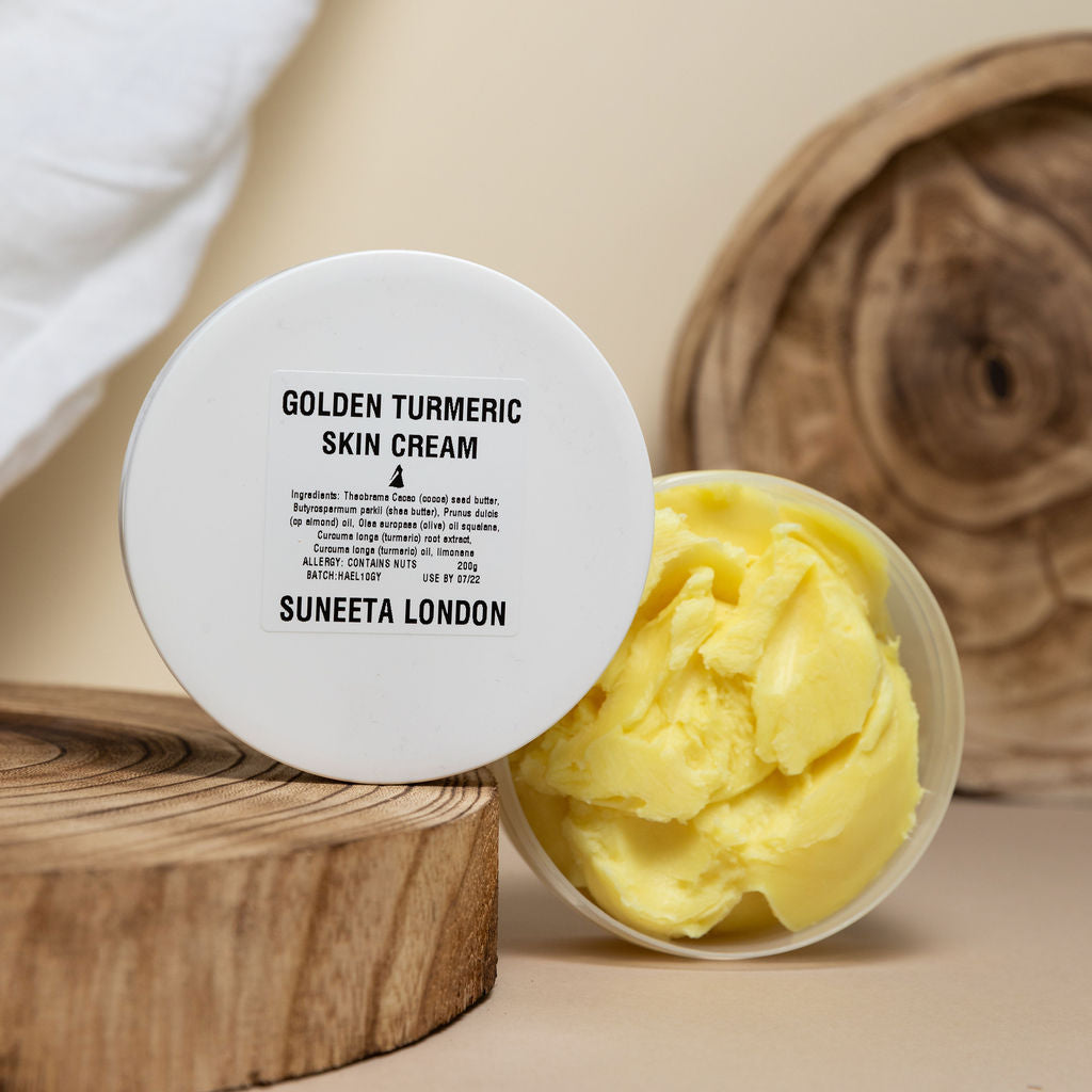 Hydrating turmeric moisturiser suitable for sensitive or eczema-prone skin