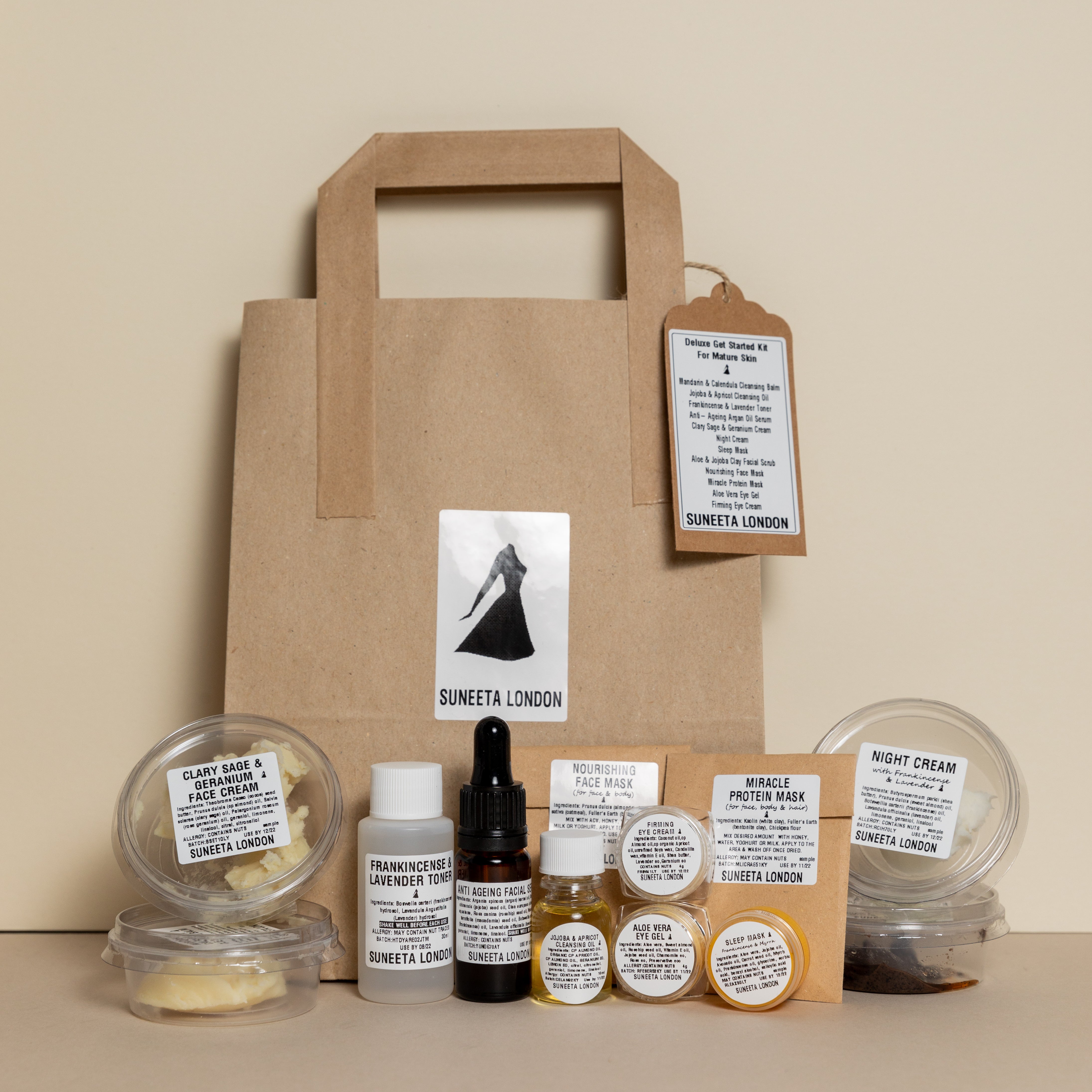 Deluxe Get Started Kit for Mature Skin – SUNEETA COSMETICS LONDON