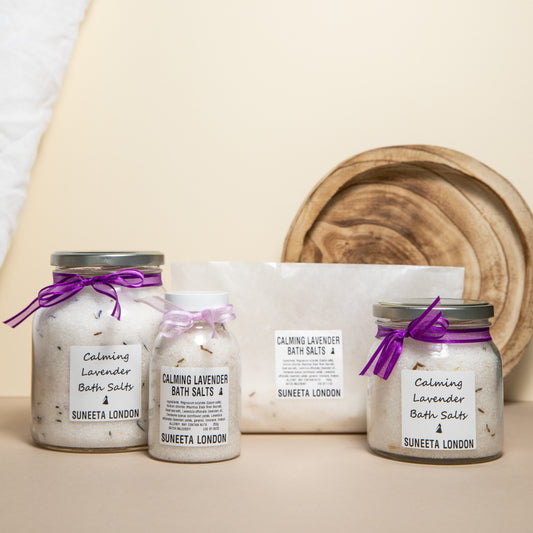 Calming Lavender Mauritius Bath Salts [Black River Organic Sea Salt]