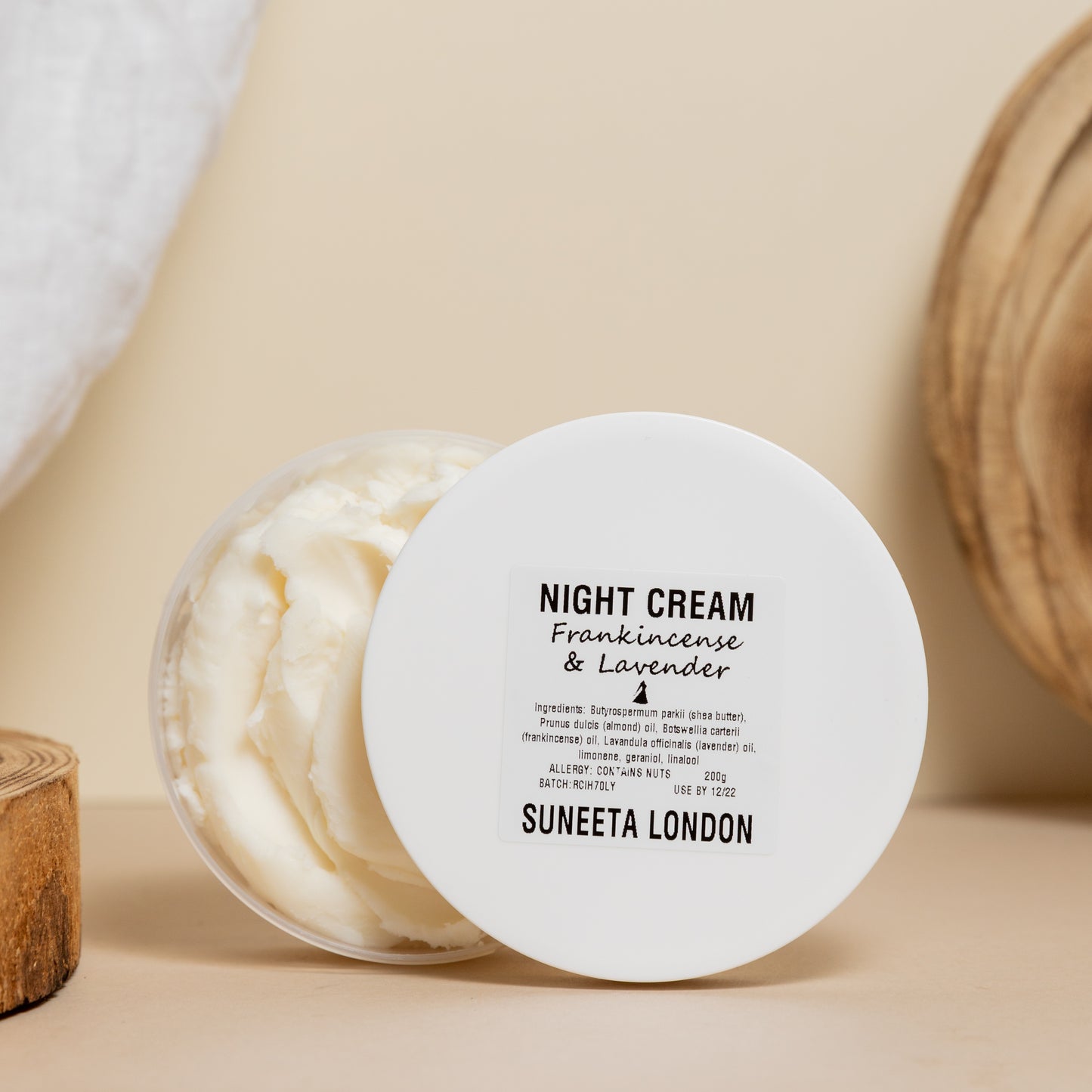 Night Cream with Frankincense & Lavender