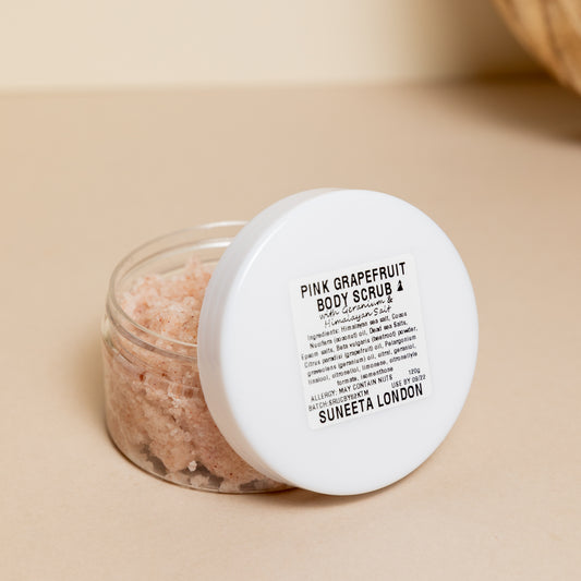 Pink Grapefruit & Geranium Himalayan Salt Body Scrub