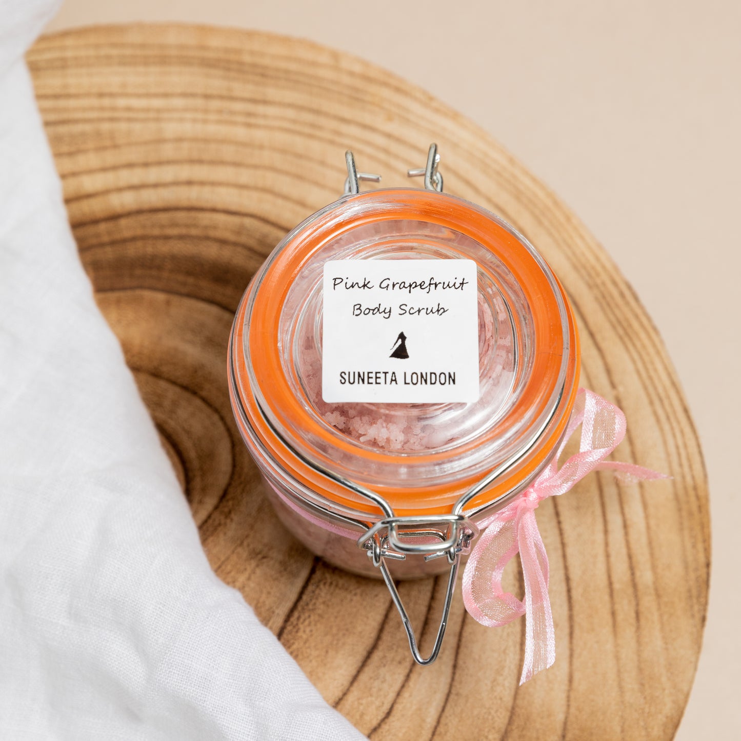 Pink Grapefruit & Geranium Himalayan Salt Body Scrub