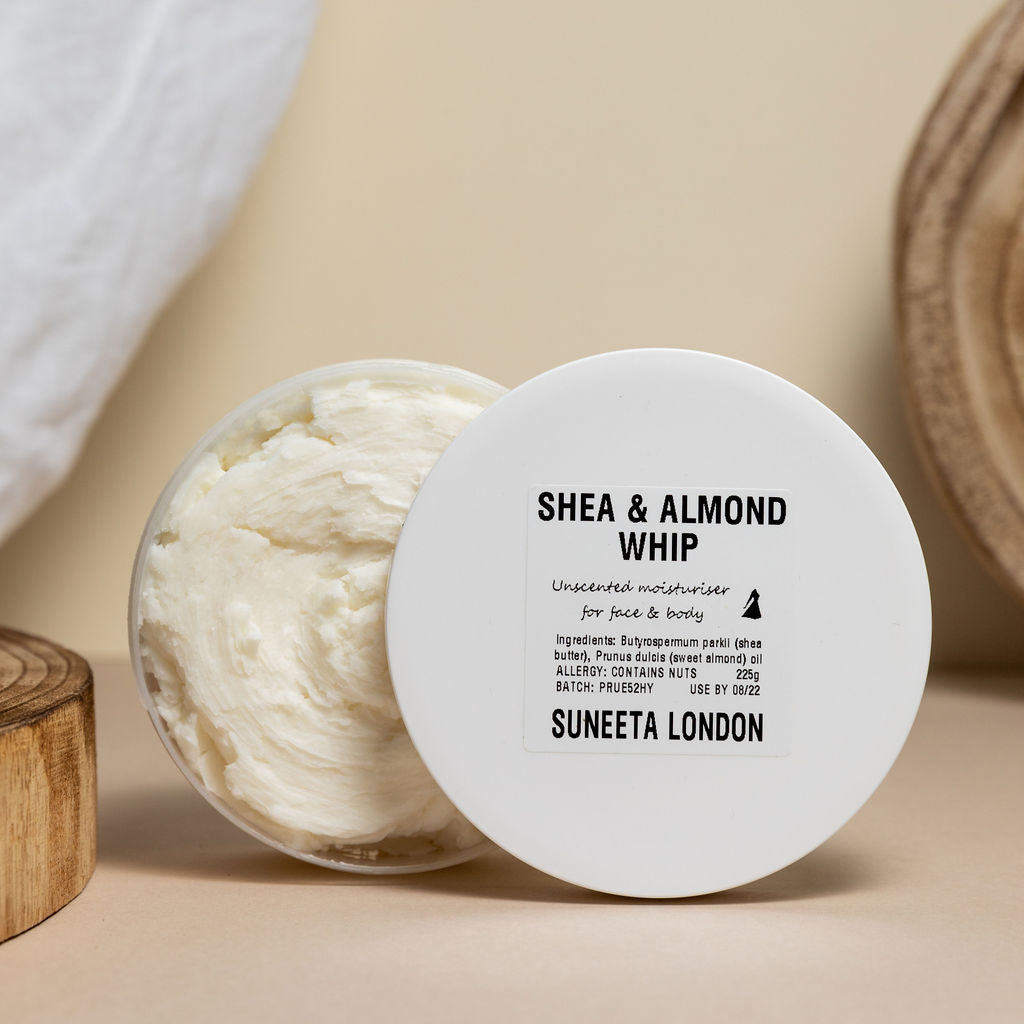shea & almond face cream, how to make your own skin cream, suneeta London